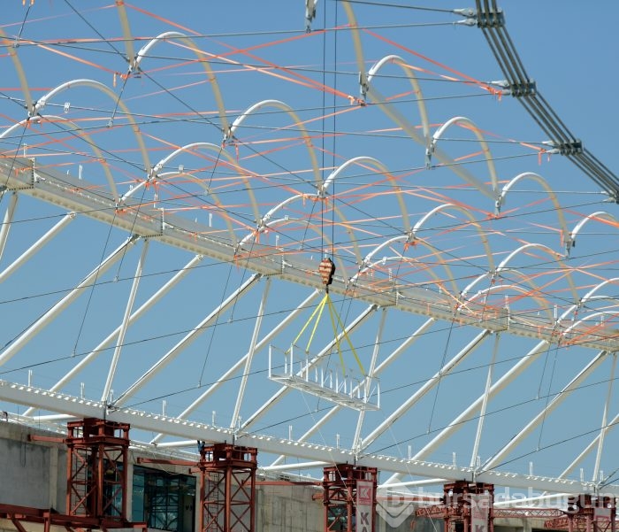 Timsah Arena'da çalışmalar hız kazandı