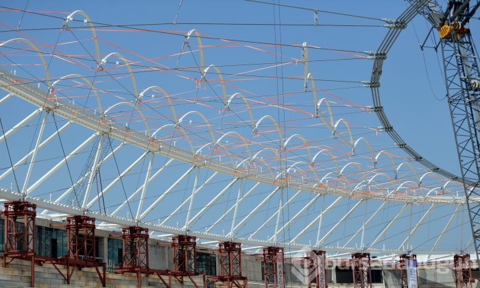 Timsah Arena'da çalışmalar hız kazandı