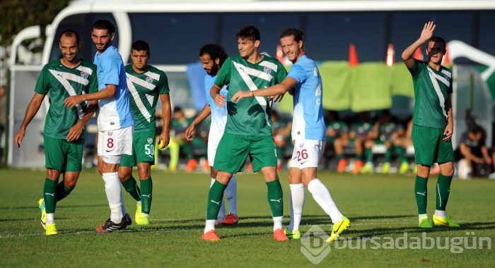 Bursaspor'dan 4 gollü prova