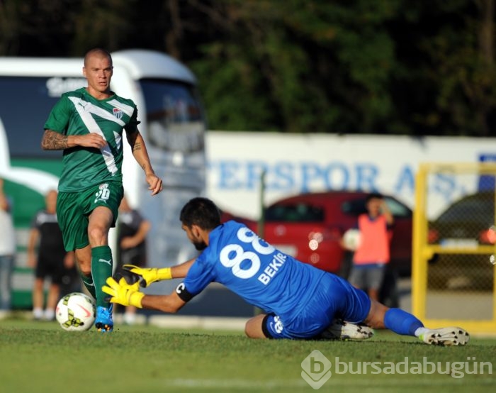 Bursaspor'dan 4 gollü prova