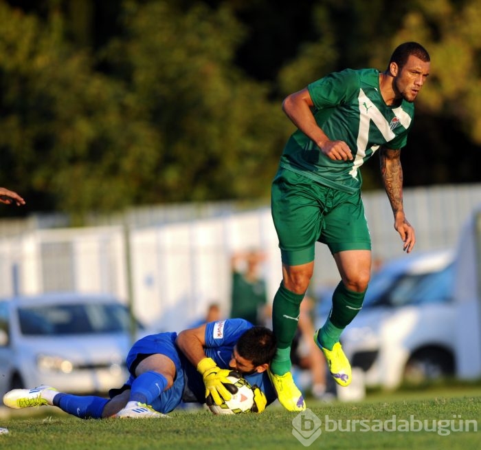 Bursaspor'dan 4 gollü prova