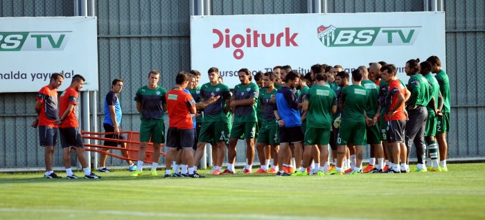 Bursaspor, Galatasaray maçı hazırlıklarına başladı