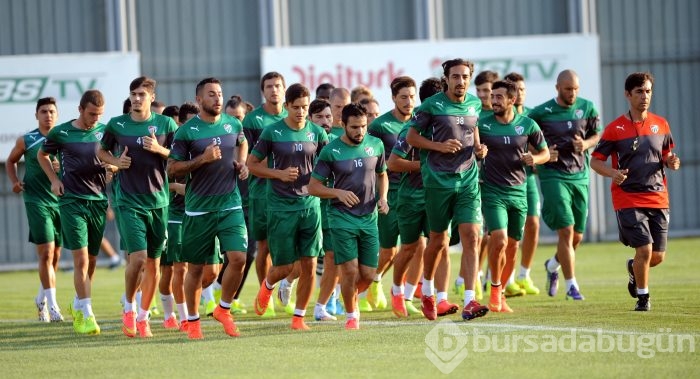 Bursaspor, Galatasaray maçı hazırlıklarına başladı