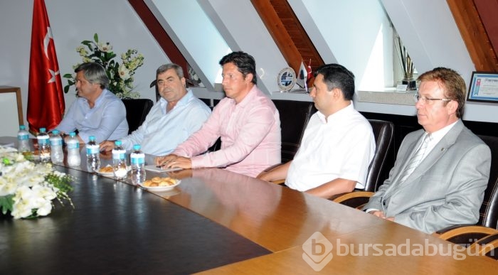 Emniyet müdürü Durmuşlar'dan Bursaspor'a ziyaret