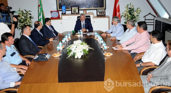 Emniyet müdürü Durmuşlar'dan Bursaspor'a ziyaret