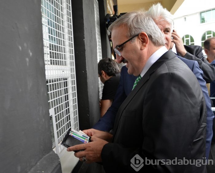Bursaspor'a Passolig için üst düzey destek!