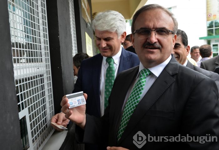Bursaspor'a Passolig için üst düzey destek!