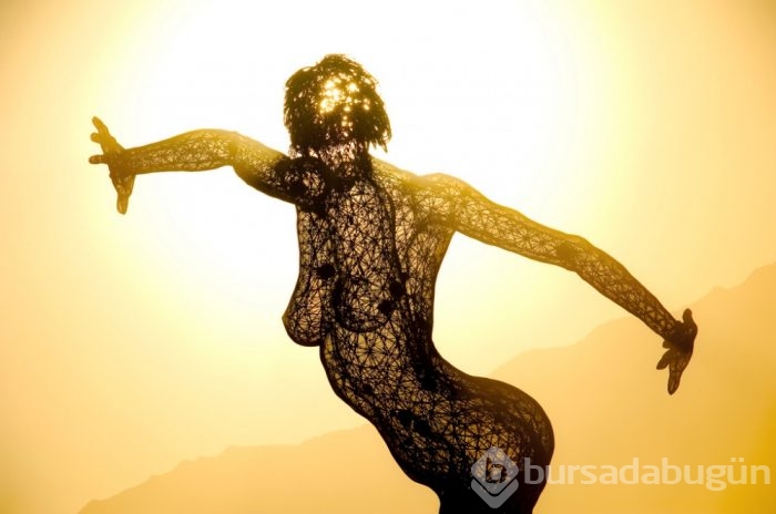 Nevada Çölünde yıllık sanat festivali...