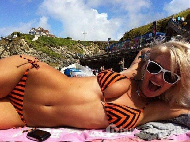 Bikini onlara çok yakışıyor!