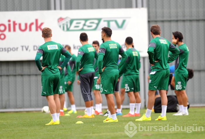 Bursaspor'da neşeli antrenman