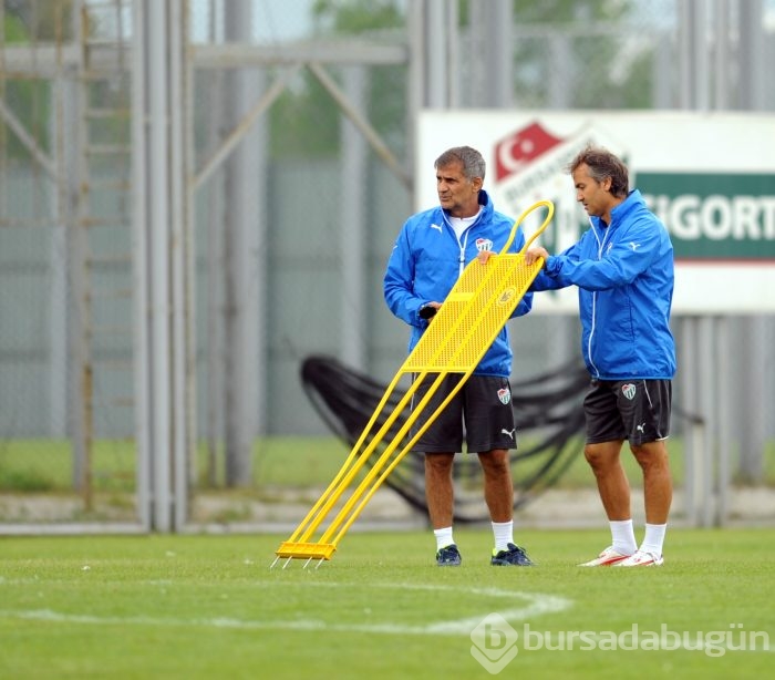 Bursaspor'da neşeli antrenman