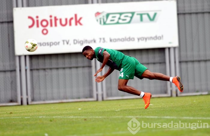 Bursaspor'da neşeli antrenman