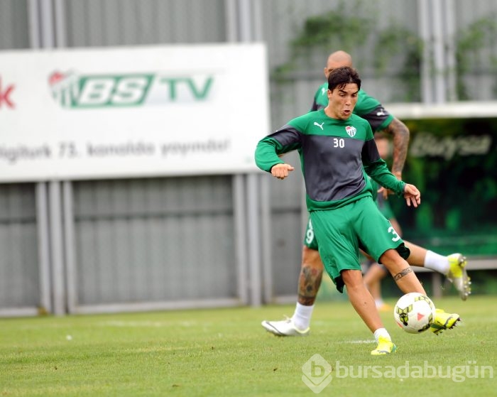 Bursaspor'da neşeli antrenman