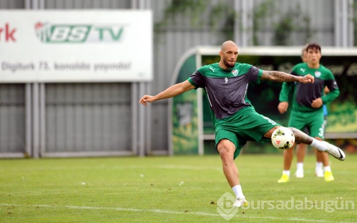 Bursaspor'da neşeli antrenman