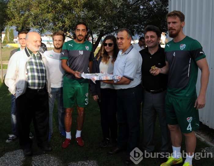 Bursaspor'a taraftar desteği!