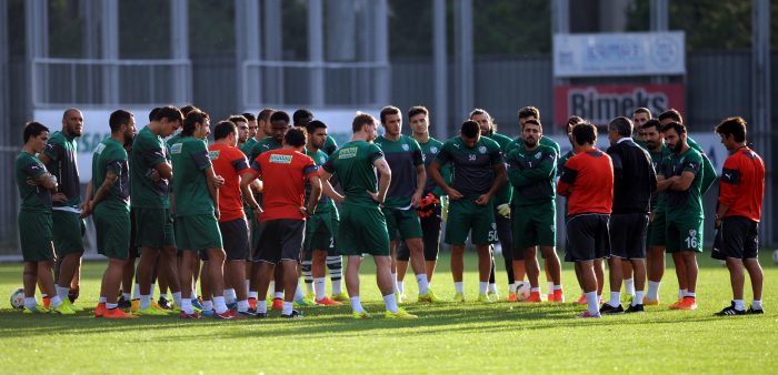 Bursaspor'a taraftar desteği!