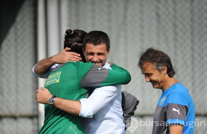 Hakan Şükür Bursaspor'u ziyaret etti