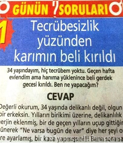 Haydar Dümen`e sorulmuş absürt sorular bakın neler...