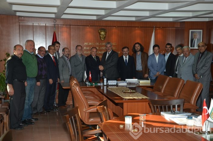 Bursaspor'dan BESOB'e Ziyaret