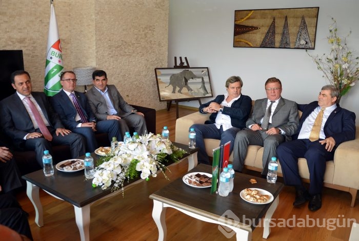 Bursaspor'da coşku dolu Bayramlaşma