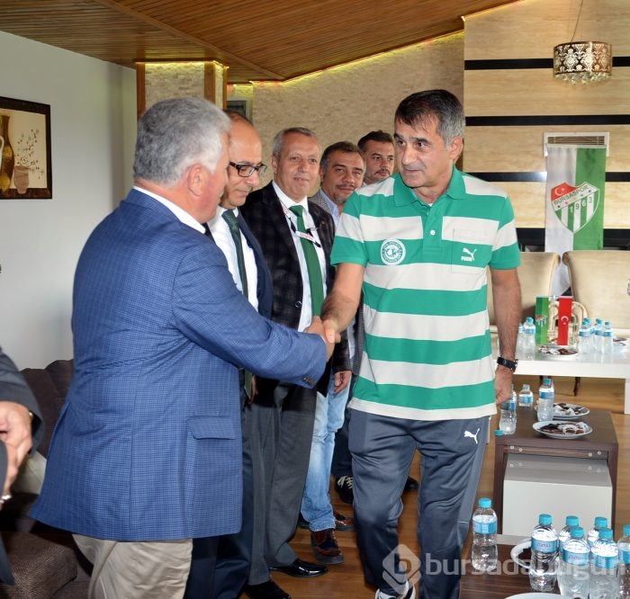 Bursaspor'da coşku dolu Bayramlaşma