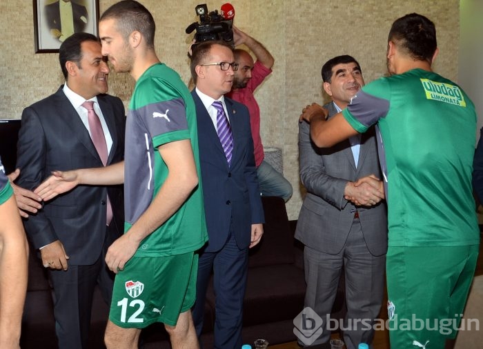 Bursaspor'da coşku dolu Bayramlaşma