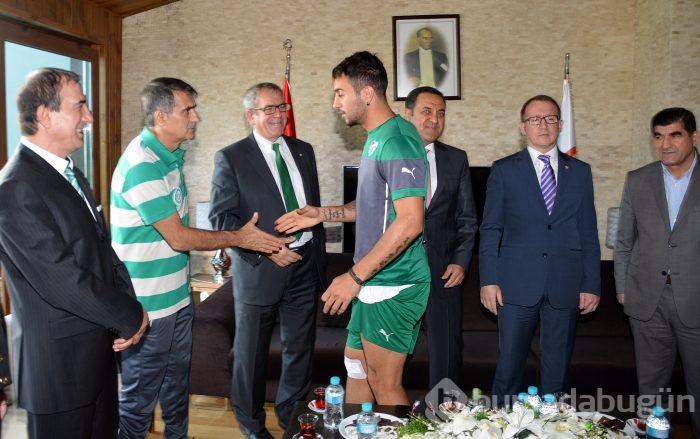 Bursaspor'da coşku dolu Bayramlaşma