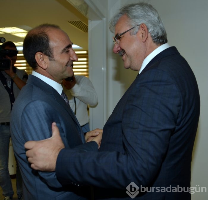 Bursaspor'dan Başkan Edebali'ye ziyaret