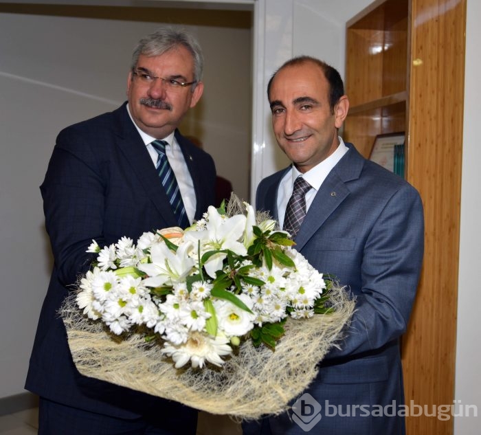 Bursaspor'dan Başkan Edebali'ye ziyaret