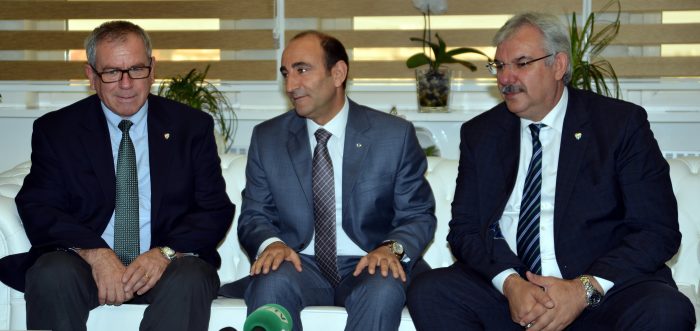 Bursaspor'dan Başkan Edebali'ye ziyaret
