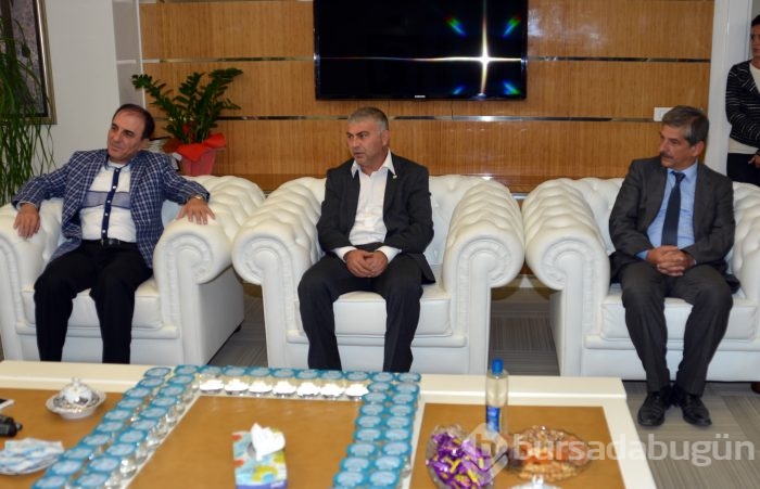 Bursaspor'dan Başkan Edebali'ye ziyaret