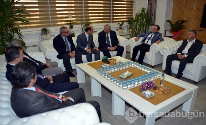 Bursaspor'dan Başkan Edebali'ye ziyaret