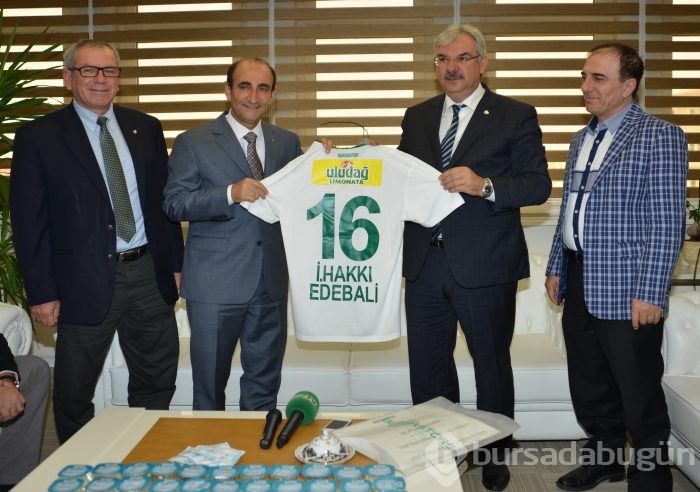 Bursaspor'dan Başkan Edebali'ye ziyaret