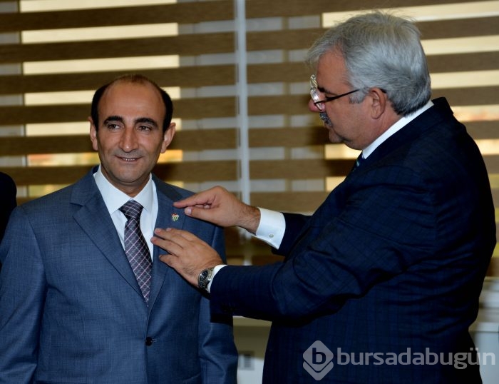 Bursaspor'dan Başkan Edebali'ye ziyaret