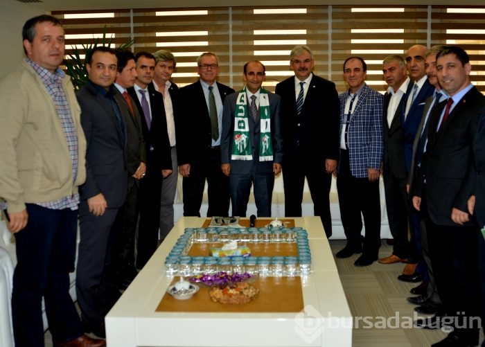 Bursaspor'dan Başkan Edebali'ye ziyaret