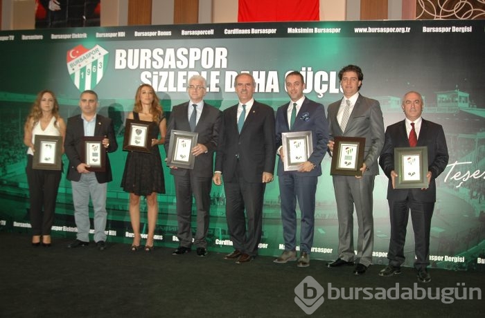 Bursaspor'dan sponsor firmalara teşekkür gecesi