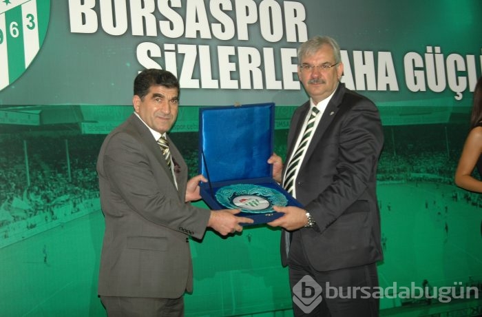Bursaspor'dan sponsor firmalara teşekkür gecesi