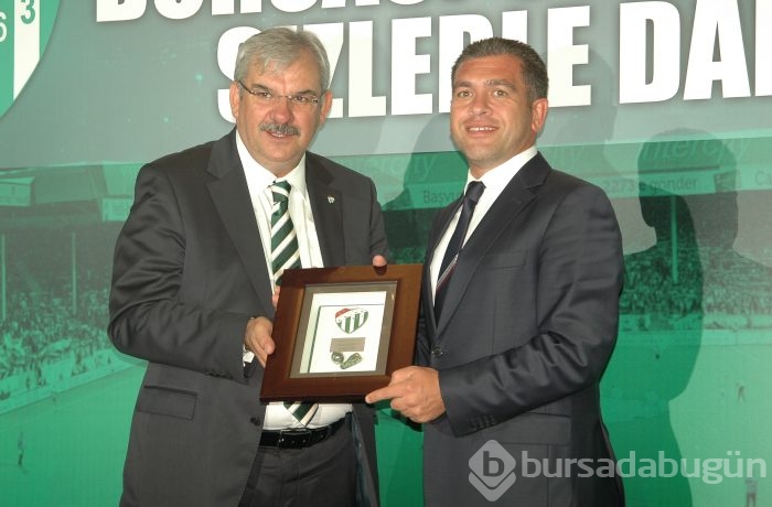 Bursaspor'dan sponsor firmalara teşekkür gecesi