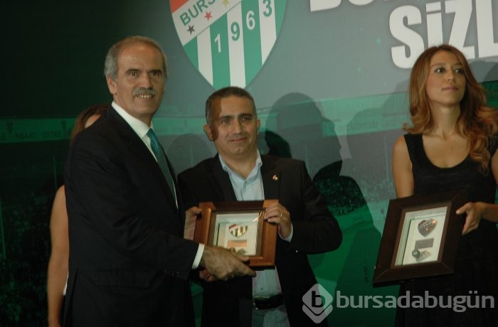 Bursaspor'dan sponsor firmalara teşekkür gecesi