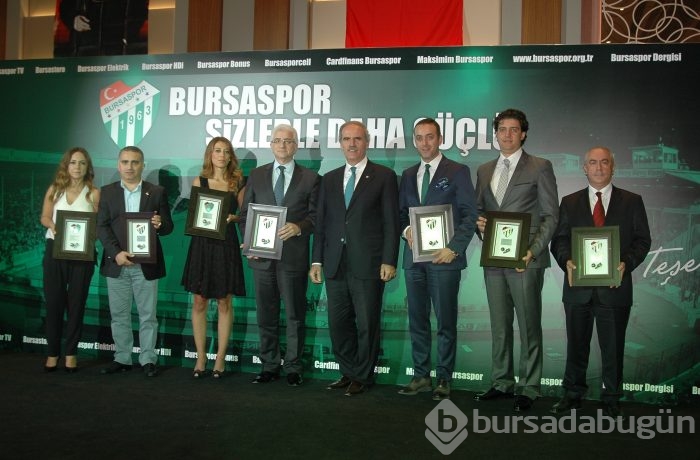 Bursaspor'dan sponsor firmalara teşekkür gecesi
