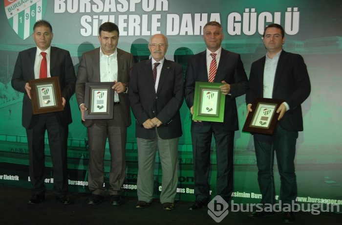 Bursaspor'dan sponsor firmalara teşekkür gecesi
