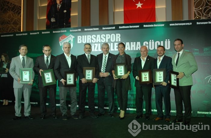 Bursaspor'dan sponsor firmalara teşekkür gecesi