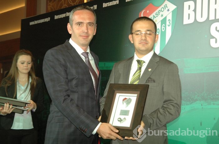 Bursaspor'dan sponsor firmalara teşekkür gecesi