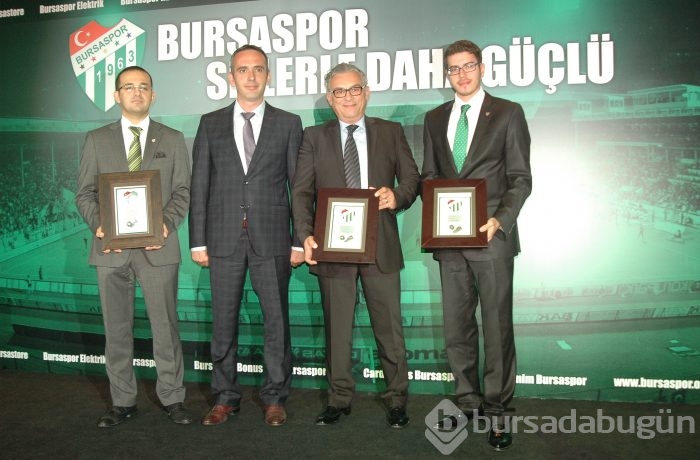 Bursaspor'dan sponsor firmalara teşekkür gecesi