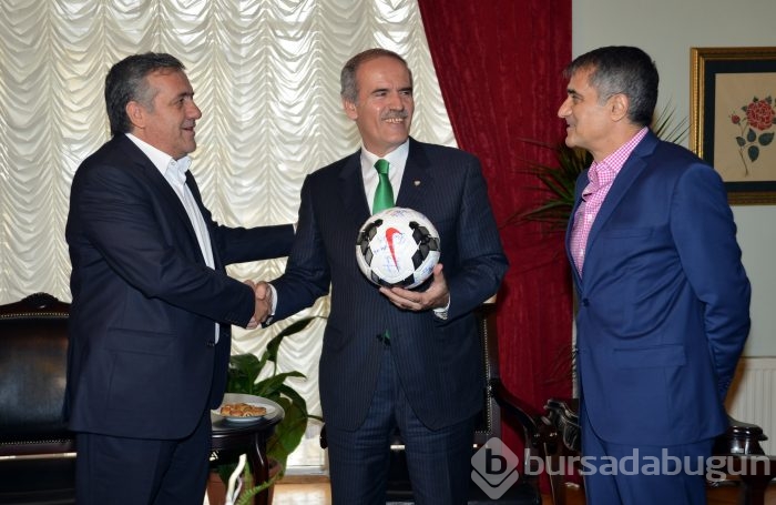 Bursaspor'dan Başkan Altepe'ye ziyaret
