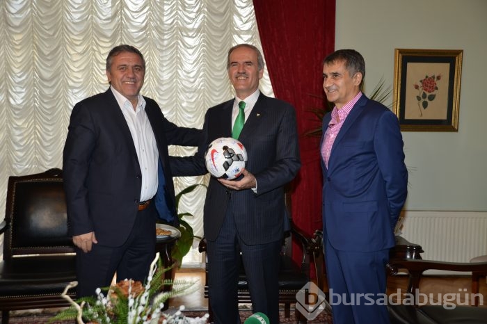 Bursaspor'dan Başkan Altepe'ye ziyaret