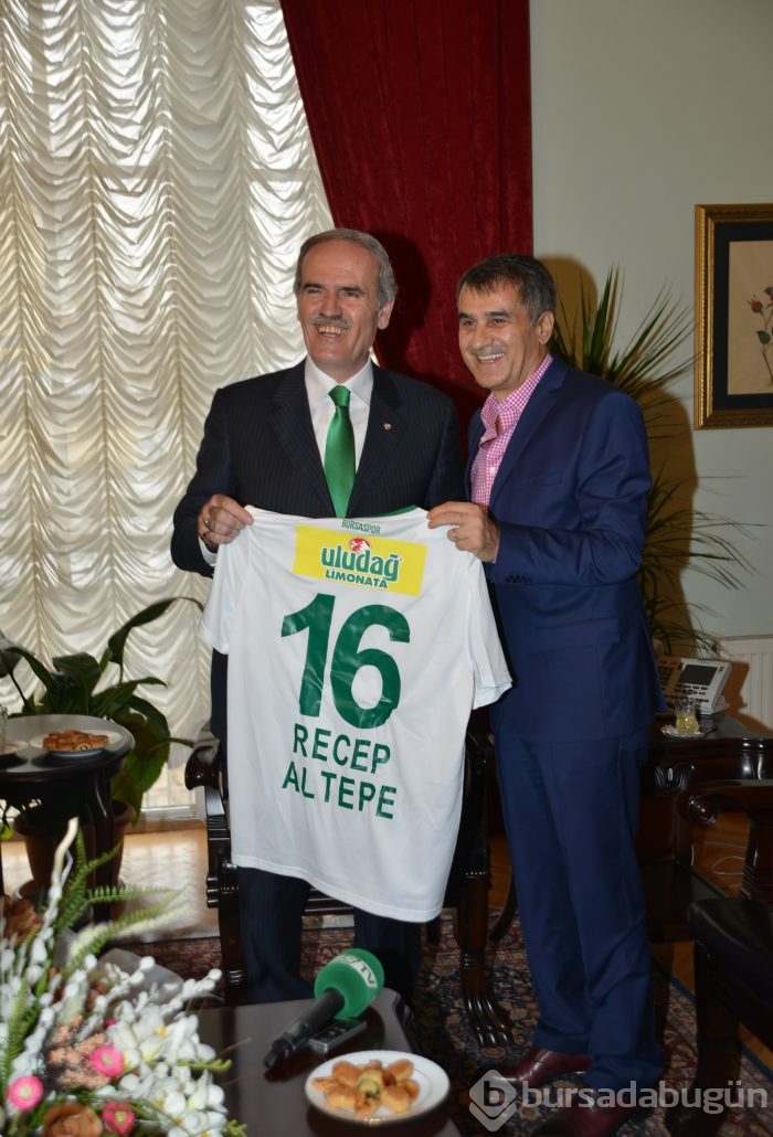 Bursaspor'dan Başkan Altepe'ye ziyaret