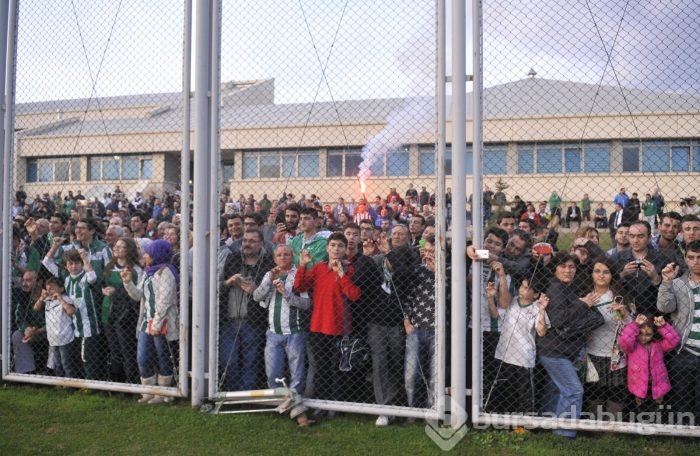 Özlüce'de Bursaspor coşkusu!