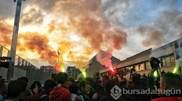 Özlüce'de Bursaspor coşkusu!