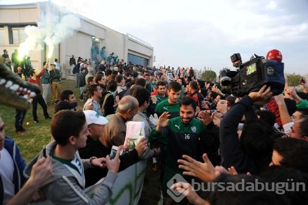 Özlüce'de Bursaspor coşkusu!